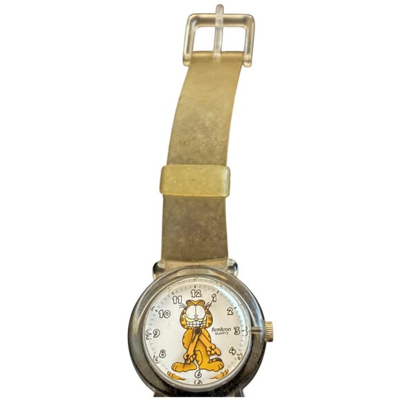 Vintage 1978 Armitron Unisex 800/73 Garfield The Cat Quartz‎ Watch 400101